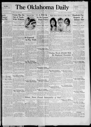 The Oklahoma Daily (Norman, Okla.), Vol. 16, No. 27, Ed. 1 Tuesday, October 20, 1931