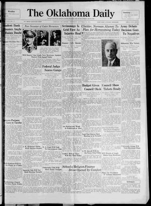 The Oklahoma Daily (Norman, Okla.), Vol. 16, No. 33, Ed. 1 Thursday, October 29, 1931