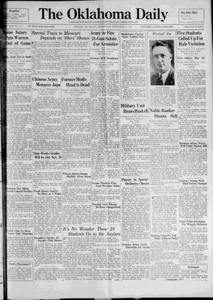 The Oklahoma Daily (Norman, Okla.), Vol. 16, No. 40, Ed. 1 Wednesday, November 11, 1931