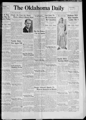 The Oklahoma Daily (Norman, Okla.), Vol. 16, No. 45, Ed. 1 Tuesday, November 17, 1931