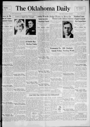 The Oklahoma Daily (Norman, Okla.), Vol. 16, No. 73, Ed. 1 Thursday, January 14, 1932