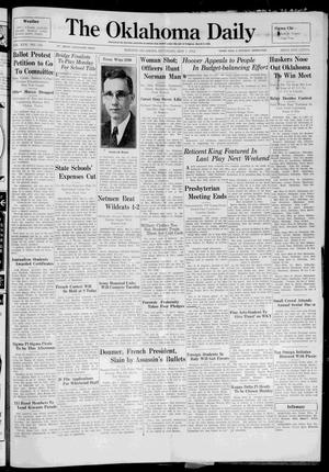 The Oklahoma Daily (Norman, Okla.), Vol. 16, No. 147, Ed. 1 Saturday, May 7, 1932