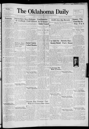 The Oklahoma Daily (Norman, Okla.), Vol. 16, No. 153, Ed. 1 Sunday, May 15, 1932
