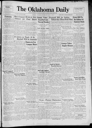 The Oklahoma Daily (Norman, Okla.), Vol. 16, No. 160, Ed. 1 Wednesday, May 25, 1932