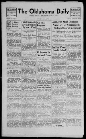 The Oklahoma Daily (Norman, Okla.), Vol. 17, No. 183, Ed. 1 Saturday, June 11, 1932