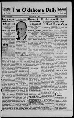 The Oklahoma Daily (Norman, Okla.), Vol. 17, No. 185, Ed. 1 Wednesday, June 15, 1932