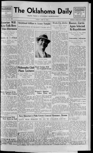 The Oklahoma Daily (Norman, Okla.), Vol. 17, No. 186, Ed. 1 Friday, June 17, 1932