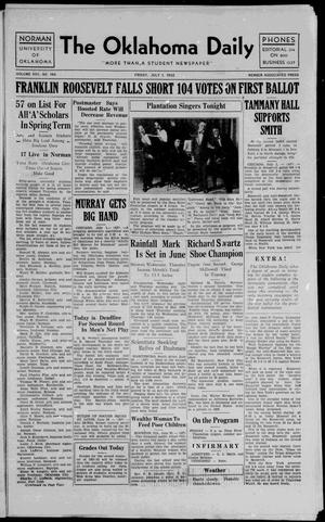 The Oklahoma Daily (Norman, Okla.), Vol. 17, No. 196, Ed. 1 Friday, July 1, 1932
