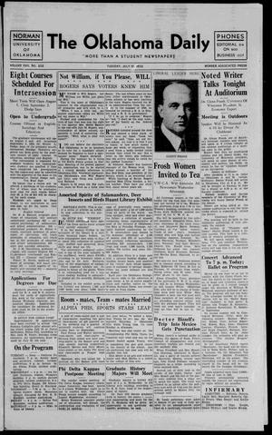 The Oklahoma Daily (Norman, Okla.), Vol. 17, No. 202, Ed. 1 Tuesday, July 12, 1932