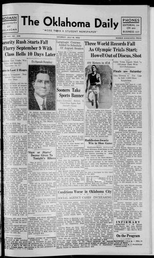 The Oklahoma Daily (Norman, Okla.), Vol. 17, No. 206, Ed. 1 Saturday, July 16, 1932