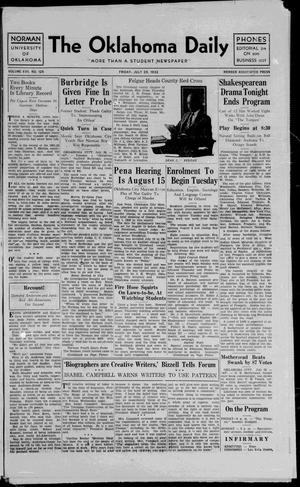 The Oklahoma Daily (Norman, Okla.), Vol. 17, No. 125, Ed. 1 Friday, July 29, 1932