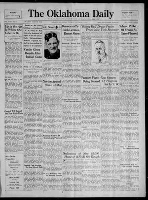 The Oklahoma Daily (Norman, Okla.), Vol. 18, No. 19, Ed. 1 Tuesday, October 4, 1932