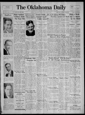 The Oklahoma Daily (Norman, Okla.), Vol. 18, No. 25, Ed. 1 Tuesday, October 11, 1932