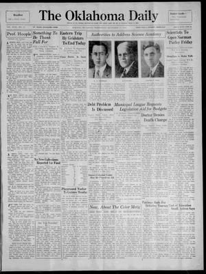 The Oklahoma Daily (Norman, Okla.), Vol. 18, No. 62, Ed. 1 Wednesday, November 23, 1932