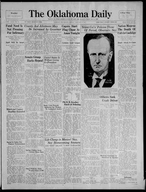 The Oklahoma Daily (Norman, Okla.), Vol. 18, No. 84, Ed. 1 Friday, January 6, 1933