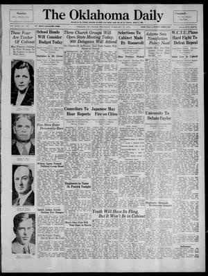 The Oklahoma Daily (Norman, Okla.), Vol. 18, No. 120, Ed. 1 Thursday, February 23, 1933