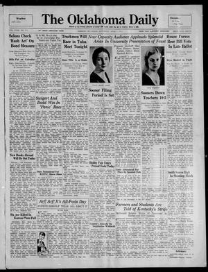 The Oklahoma Daily (Norman, Okla.), Vol. 18, No. 151, Ed. 1 Saturday, April 1, 1933