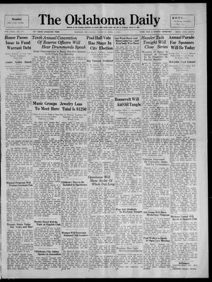 The Oklahoma Daily (Norman, Okla.), Vol. 18, No. 153, Ed. 1 Tuesday, April 4, 1933