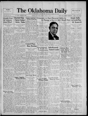 The Oklahoma Daily (Norman, Okla.), Vol. 18, No. 163, Ed. 1 Friday, April 21, 1933