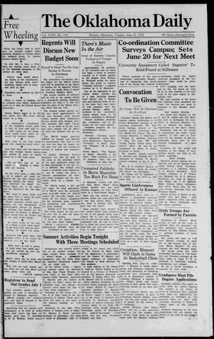 The Oklahoma Daily (Norman, Okla.), Vol. 18, No. 196, Ed. 1 Tuesday, June 13, 1933