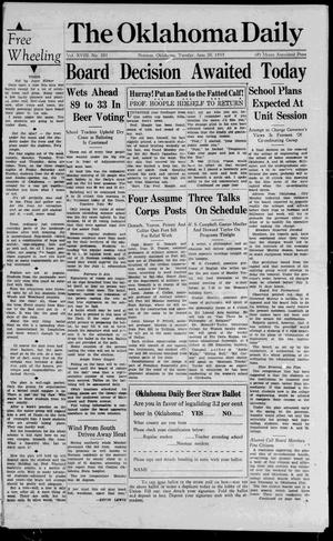 The Oklahoma Daily (Norman, Okla.), Vol. 18, No. 201, Ed. 1 Tuesday, June 20, 1933