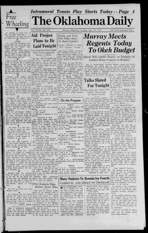 The Oklahoma Daily (Norman, Okla.), Vol. 18, No. 206, Ed. 1 Tuesday, June 27, 1933