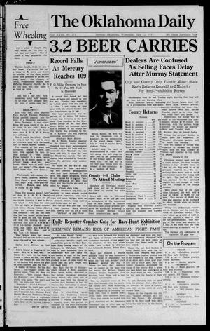 The Oklahoma Daily (Norman, Okla.), Vol. 18, No. 215, Ed. 1 Wednesday, July 12, 1933
