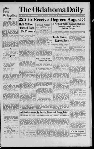 The Oklahoma Daily (Norman, Okla.), Vol. 18, No. 223, Ed. 1 Saturday, July 22, 1933