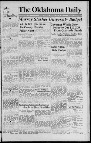 The Oklahoma Daily (Norman, Okla.), Vol. 18, No. 225, Ed. 1 Wednesday, July 26, 1933