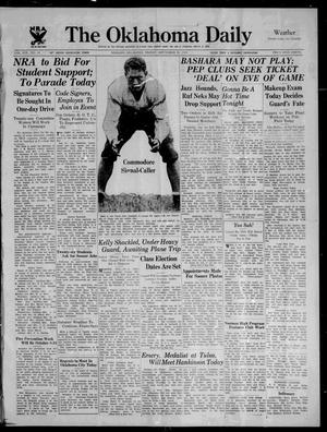 The Oklahoma Daily (Norman, Okla.), Ed. 1 Friday, September 29, 1933