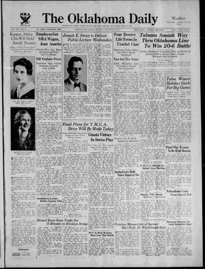 The Oklahoma Daily (Norman, Okla.), Ed. 1 Sunday, October 8, 1933