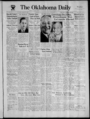The Oklahoma Daily (Norman, Okla.), Ed. 1 Wednesday, November 8, 1933