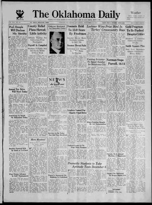 The Oklahoma Daily (Norman, Okla.), Ed. 1 Saturday, November 25, 1933