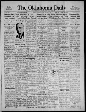 Primary view of object titled 'The Oklahoma Daily (Norman, Okla.), Ed. 1 Friday, January 26, 1934'.