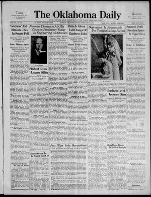 The Oklahoma Daily (Norman, Okla.), Ed. 1 Friday, February 23, 1934