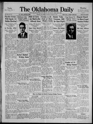 The Oklahoma Daily (Norman, Okla.), Ed. 1 Thursday, March 29, 1934