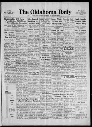 Primary view of object titled 'The Oklahoma Daily (Norman, Okla.), Ed. 1 Thursday, May 3, 1934'.