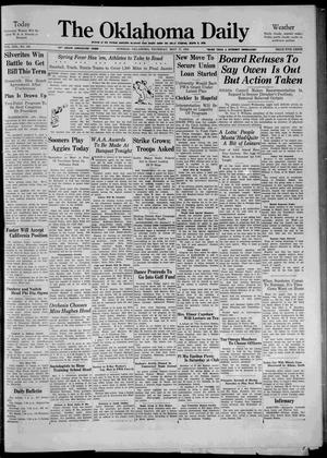 Primary view of object titled 'The Oklahoma Daily (Norman, Okla.), Ed. 1 Thursday, May 17, 1934'.