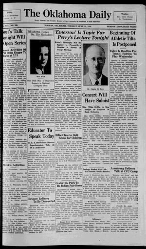 The Oklahoma Daily (Norman, Okla.), Ed. 1 Tuesday, June 19, 1934