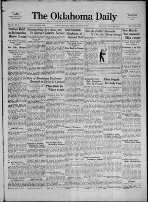 The Oklahoma Daily (Norman, Okla.), Vol. 20, No. 16, Ed. 1 Friday, September 28, 1934