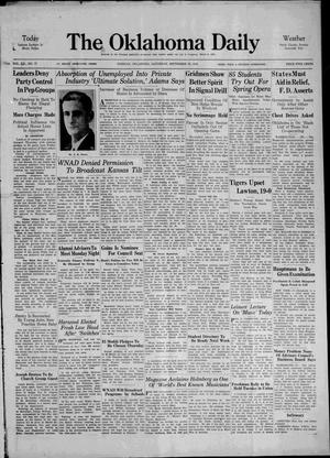The Oklahoma Daily (Norman, Okla.), Vol. 20, No. 17, Ed. 1 Saturday, September 29, 1934