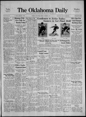 The Oklahoma Daily (Norman, Okla.), Vol. 20, No. 22, Ed. 1 Friday, October 5, 1934