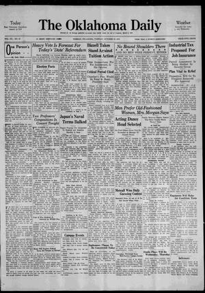 The Oklahoma Daily (Norman, Okla.), Vol. 20, No. 43, Ed. 1 Tuesday, October 30, 1934