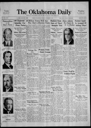 The Oklahoma Daily (Norman, Okla.), Vol. 20, No. 49, Ed. 1 Tuesday, November 6, 1934