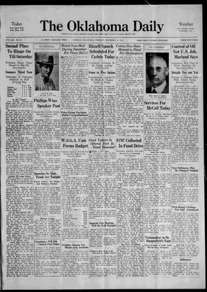 The Oklahoma Daily (Norman, Okla.), Vol. 20, No. 55, Ed. 1 Tuesday, November 13, 1934