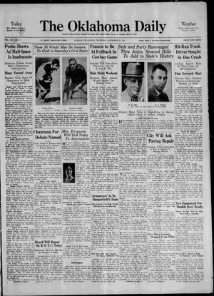 The Oklahoma Daily (Norman, Okla.), Vol. 20, No. 63, Ed. 1 Thursday, November 22, 1934