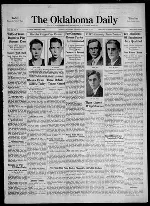 The Oklahoma Daily (Norman, Okla.), Vol. 20, No. 84, Ed. 1 Thursday, January 3, 1935