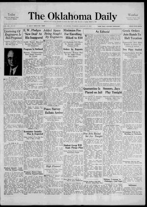 The Oklahoma Daily (Norman, Okla.), Vol. 20, No. 94, Ed. 1 Tuesday, January 15, 1935