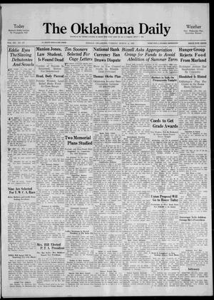 The Oklahoma Daily (Norman, Okla.), Vol. 20, No. 137, Ed. 1 Tuesday, March 12, 1935