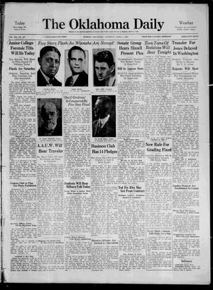 The Oklahoma Daily (Norman, Okla.), Vol. 20, No. 157, Ed. 1 Thursday, April 4, 1935